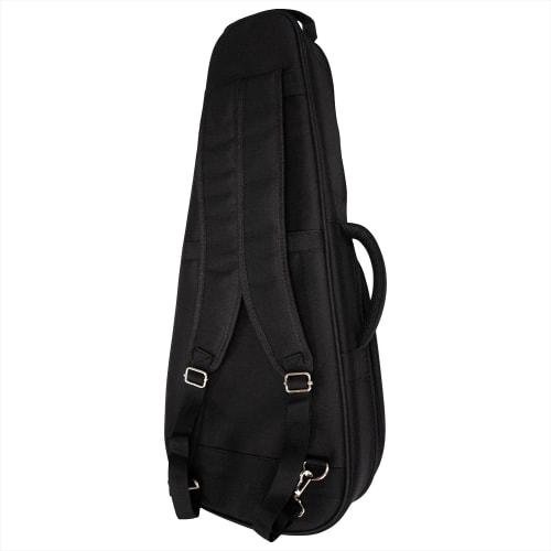 KIWAYA KLC-Con/BK Concert-Size Ukulele Light Case (Compatible with Long Necks, Durable and Lightweight, with Retractable Shoulder Strap)