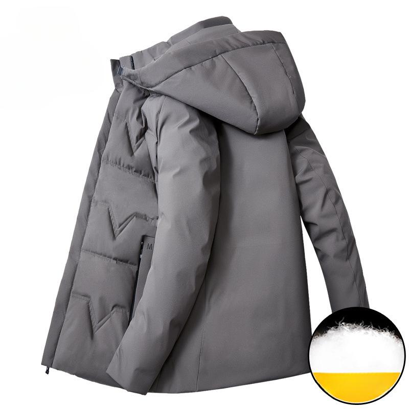 

Мужская короткая куртка с хлопковой подкладкой на осень и зиму, утолщенная тонкая мужская куртка с хлопковой подкладкой с капюшоном, теплая зимняя куртка с хлопковой подкладкой 5XL