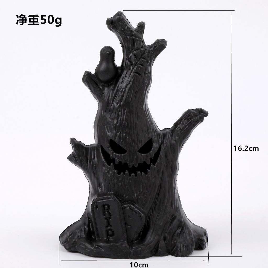Halloween Decoration Ghost Tree Led Night Glow Ghost Lantern Ghost Face Tree Stump Lantern Festival Atmosphere Horror Decoration