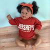 24'' 60cm Cloth Body Reborn Dolls YANNIK Handmade Rooted Exploding Hair Rebirth Doll Cute American Africa Dark Skin Simulation Regenerated Babies Doll