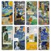 Starry Sky Van Gogh Art Phone Case For Samsung Galaxy S24 S23 S22 S20 Ultra S21 FE 5G S10 S9 Plus S10E S8 Silicone Clear Cover