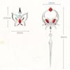 1Pair Anime Tian Guan Ci Fu Earring Heaven Official'S Blessing Hua Cheng Xie Lian Women Irregular Ear Stud Pendant Jewelry Gifts