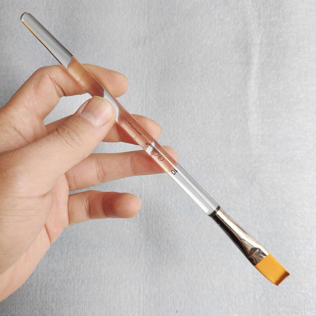 High Value White Swan Crystal Rod Nylon Brush Watercolor Gouache Digital Oil Brush Art Stroke Line Brush