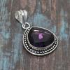 Dazzling Amethyst Gemstone Handmade  925 Sterling Silver Jewelry Pendant