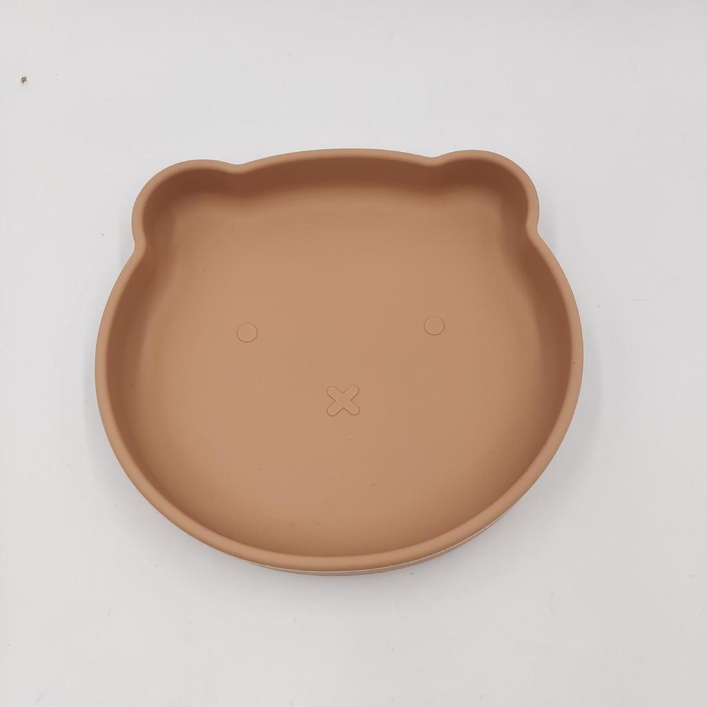 Silicone Suction Plate for Infants and Toddlers - Little Bear Design