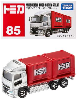 TAKARA TOMY Tomica Mitsubishi Fuso Super Great Mini Car Toy Ages No.85 (Box) 3+