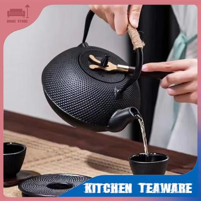 Japanese Cast Iron Tea Teapot Boiling Water Teapot Kettle for Oolong Kung Fu Puer Tea Outdoor Kettle with Filter Kitchen Teaware