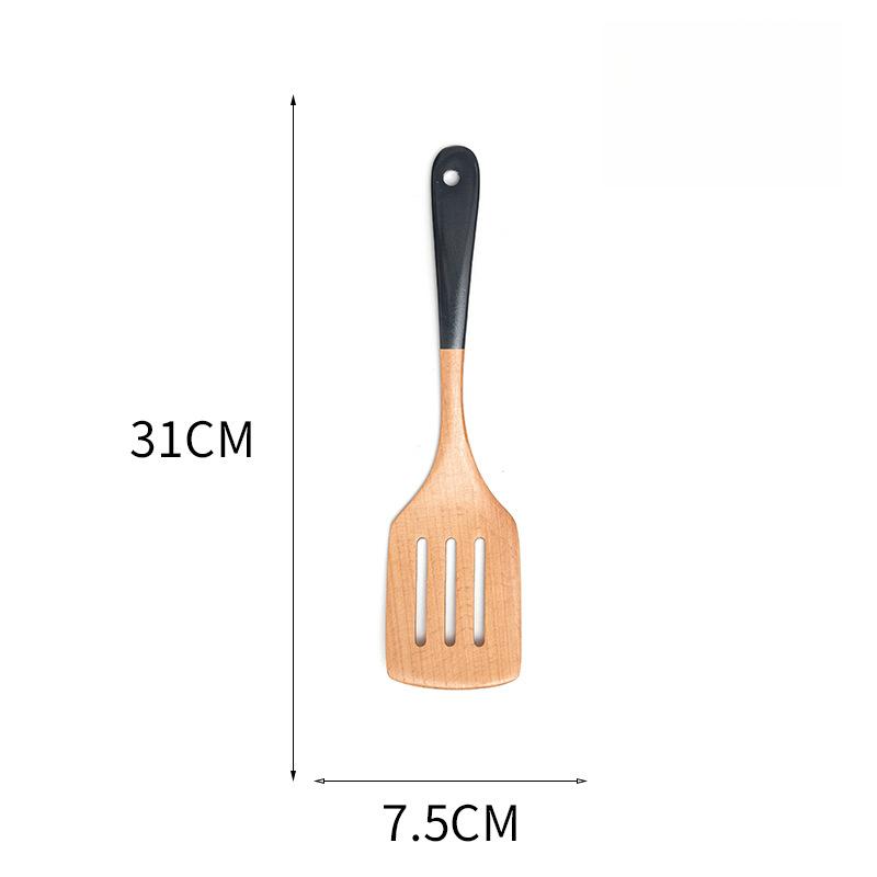 Cooking Spatula Ergonomics Design Fine Workmanship Easy To Clean Durable Serving Spoon Paddle for Home