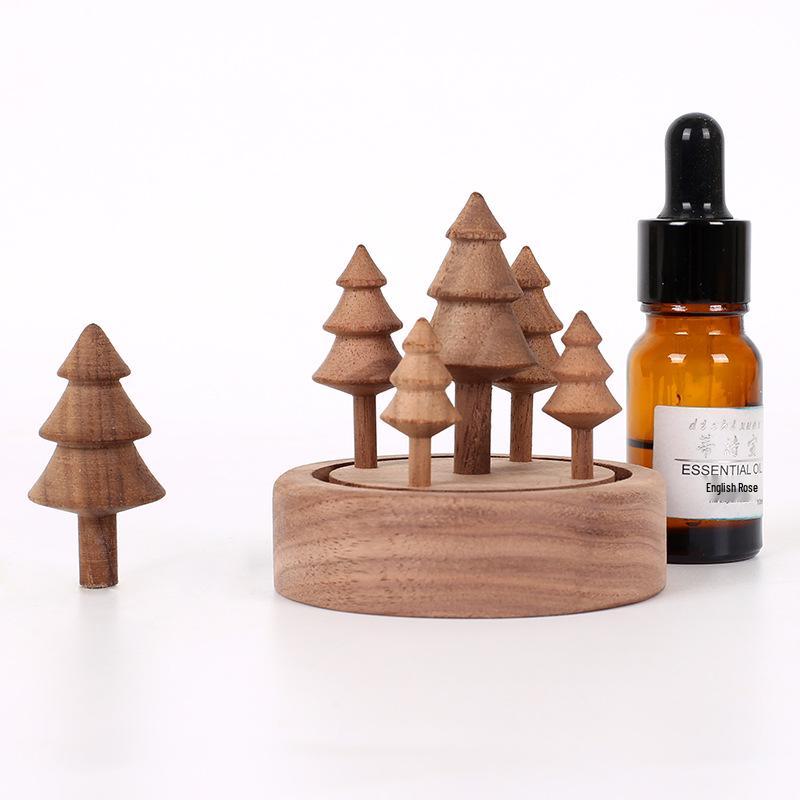 Little Forest Aroma Diffuser Sticks: Long-lasting Indoor Fragrance with Floral Decor