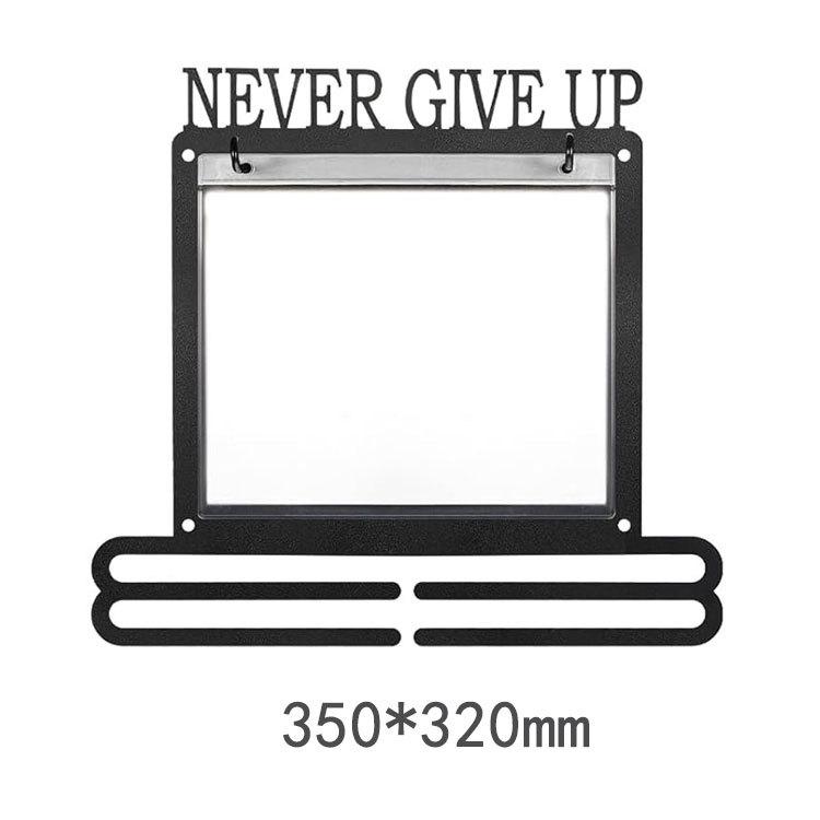 Wall-Mounted Wrought Iron Trophy Display Stand for Home Decor