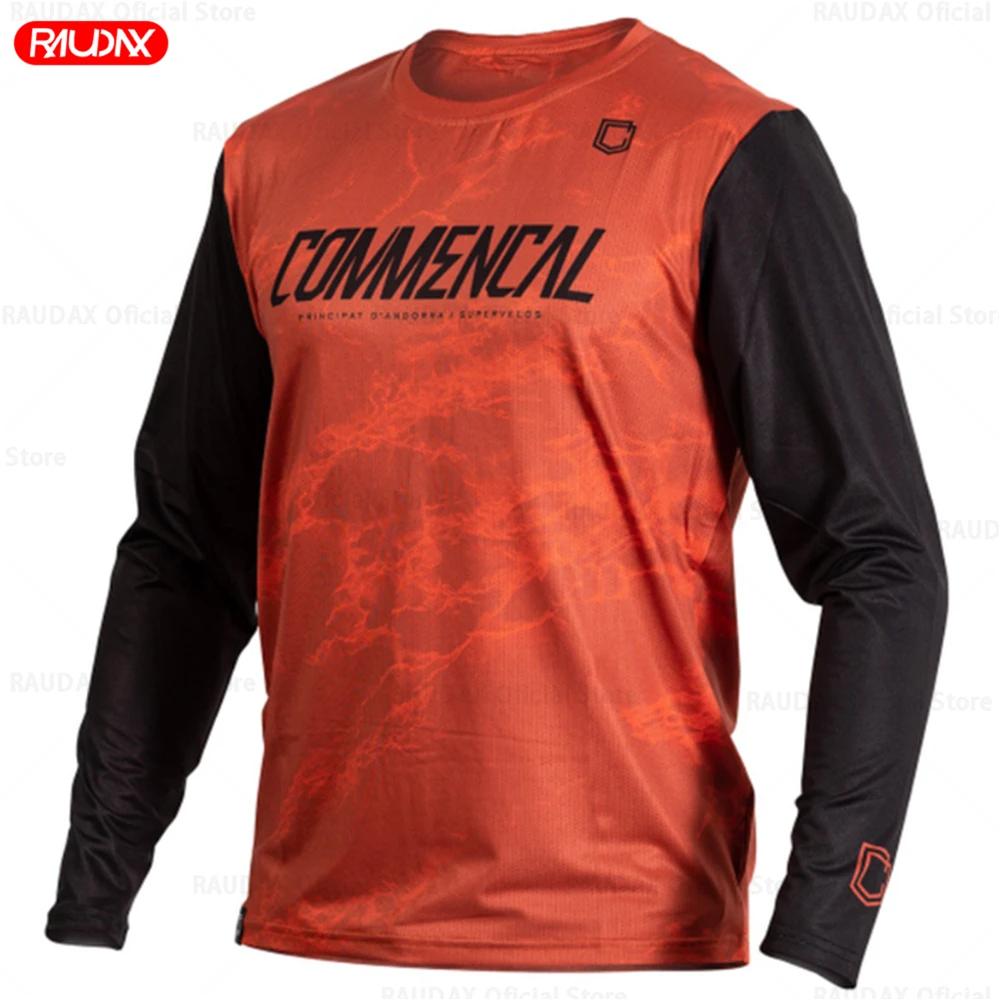 Commencal Cycling Quick Dry Motocross Jersey Downhil Mountain Bike DH Shirt MX Motorcycle Clothing Ropa For Boys MTB T-Shirts