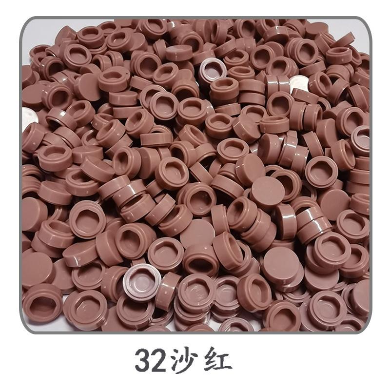 1000 stuks/partij Tegel 1x1 Rond 98138 Speciaal Blok Bouwsteen Kleine Deeltjes Stenen Onderdelen Compatibel met 98138 LOGO Speelgoed