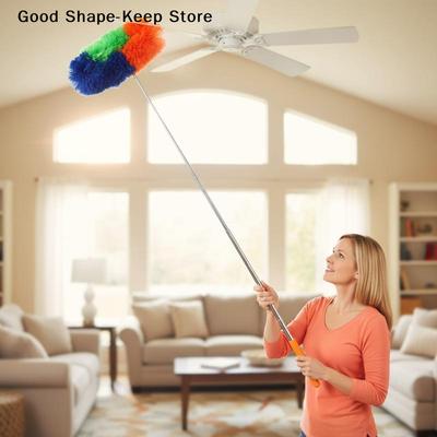 Ceiling Fan Cleaner Duster with Flexible Handle Microfiber Brush for Effective Dust Removal from Home and Office Ceiling Blades