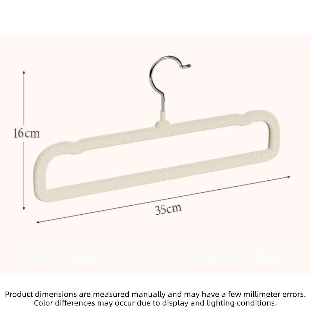5/10Pcs Non Slip Velvet Hangers Space Saving Thin Felt Pants Hangers 360°Swivel Hook Clothes Hanger for Towels,Tank Top,Coat
