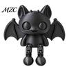 Articulated Bat Toy 3D Printed Figurine, Flexible Cartoon Ornament with PLA Plastic Figurine Movable Joints, Desktop Animal Sitter for Home
