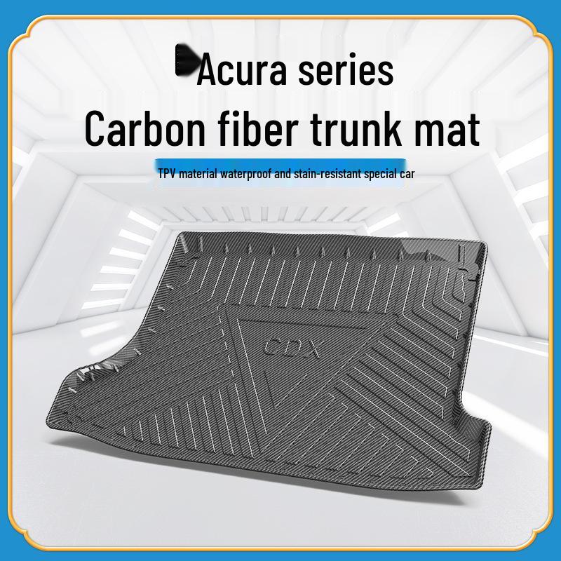 

Водонепроницаемый Не имеющий запаха Коврик в багажник из ТПВ с углеволокном для Acura CDX/RDX/TLX-L TLX-L Trunk Mat (2018-2019)