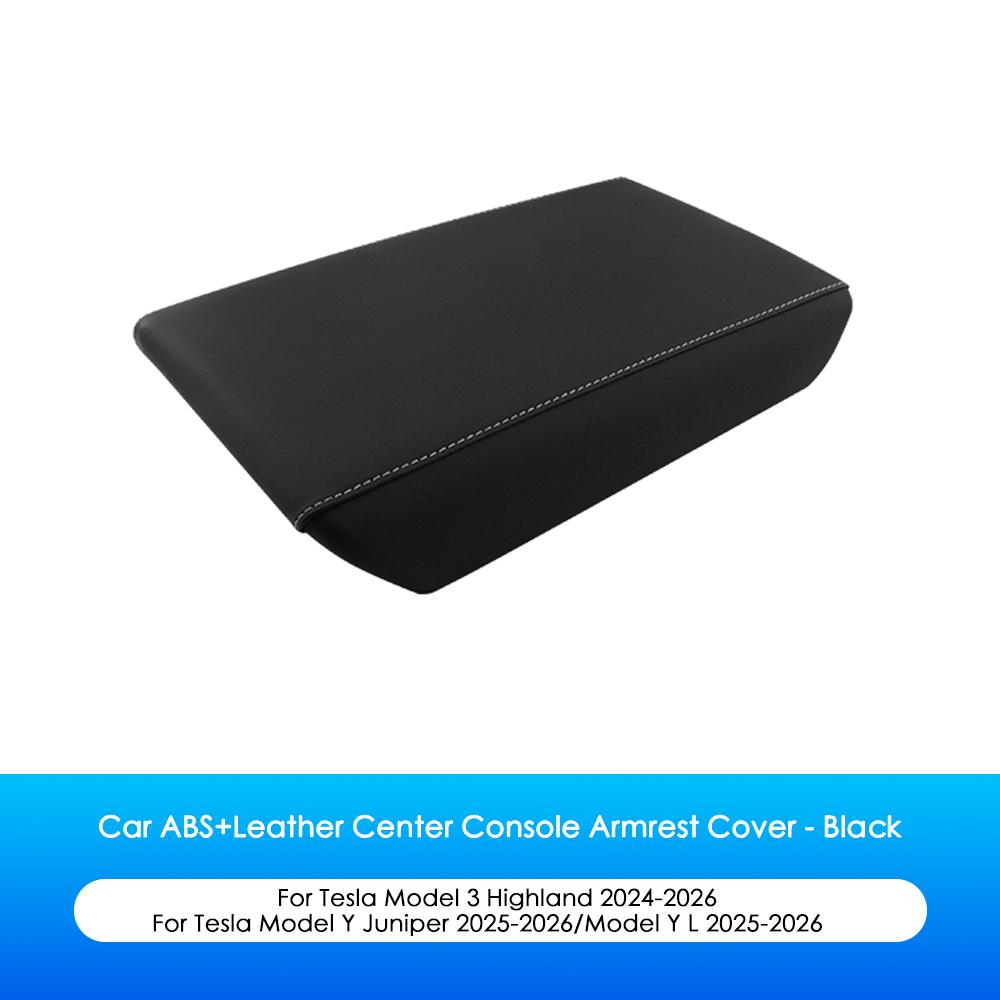 Heenvn For Tesla Model 3 Y Highland Juniper 2026 Armrest Pad Anti-fouling Case Center Console Cover Anti-scratch Car Accessories