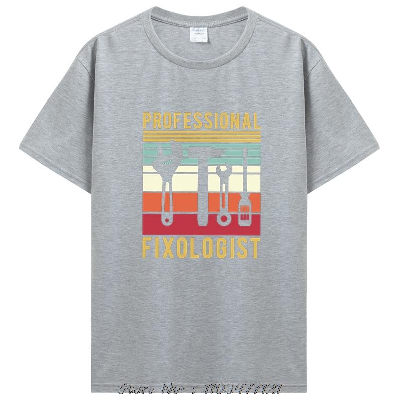 Professional Fixologist Funny Working Pun Essential T-Shirt Men's Clothing Cotton Tshirt Graphic T Shirts Anime Tees Tops