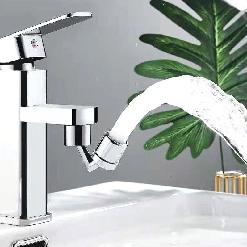 720 Degree Rotating Faucet Bubbler Single Mode Universal Faucet Extender Adapter Kitchen Bathroom Splash Proof Faucet Nozzle