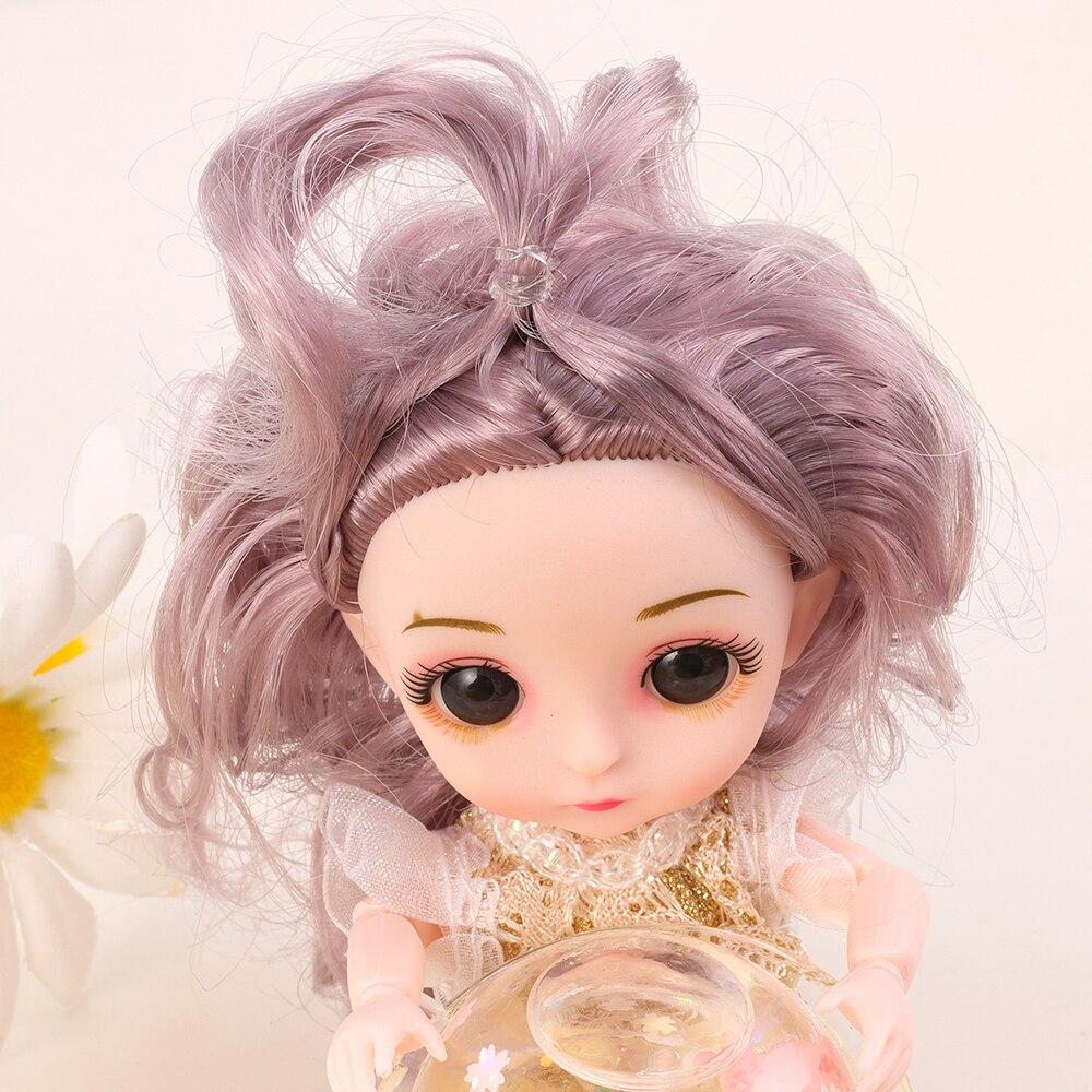 6 Inch Doll Present Box Girl Realistic Simulation High Quality Durable Design Safe for Children Joint Movability Random Style Of Family Playthings