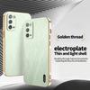 For Samsung Galaxy Note 20 20 Pro 10 10 Plus Full Lens Protection Phone Case with Gold Thread Texture and Anti-Fingerprint