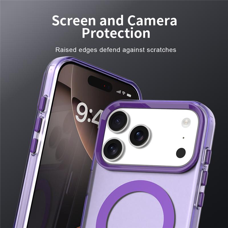 For iPhone 17 Pro Max Case iPhone 17 Pro Max Cover Magnetic Matte Bumper Protective Back Phone Cases For iPhone 17 Air Funda