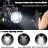 Powerful LED Inductive T6 Focusable Telescopic High Brightness Aluminum Alloy Outdoor Waterproof Head Lamp High Lumen Head Torch