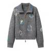 Womens 2026 Fall Lazy Style Minimalist Knit Cardigan Casual Loose Outerwear