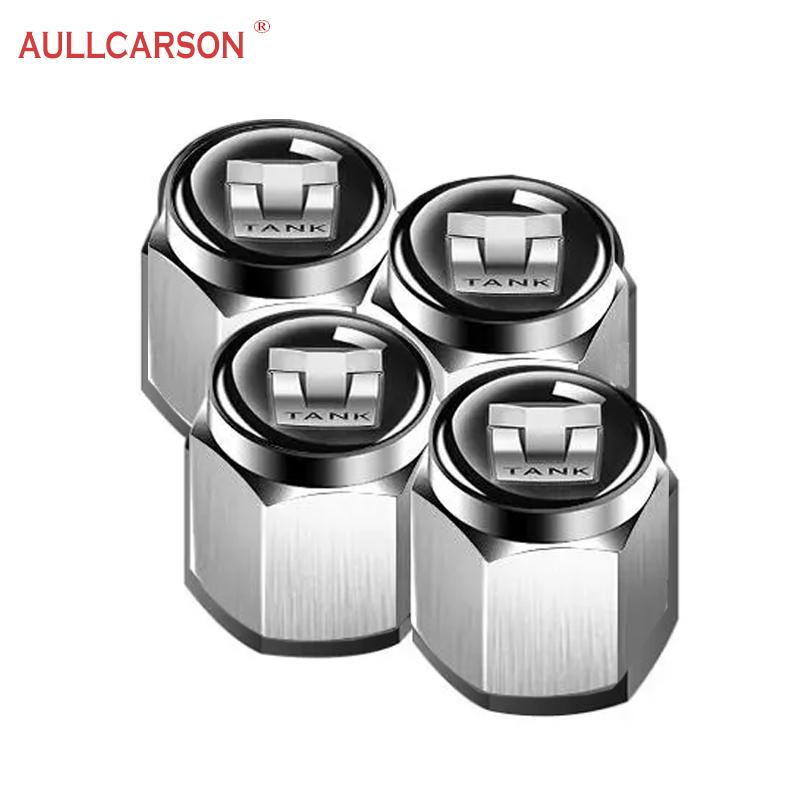 

For GWM Tank 300 500 400 700 2023 2024 Car Wheel Tire Air Valve Caps Stem Cover With Brand Auto Accessorier
