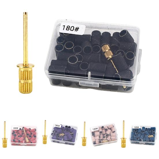 1 Set Nail Sanding Bands Long Service Life Professional Manicure High Quality Nail Drill Sanding Ring