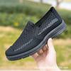 Summer Old Beijing Cloth Shoes Mesh Shoes Non-slip and Wear-resistant Medium and Old Breathable and Lightweight Dad Shoes Comfortable Shoes