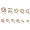 10Pcs Car Fastener Spring Clips Clamp Fuel Water Line Hose Pipe Air Tube 5-16mm