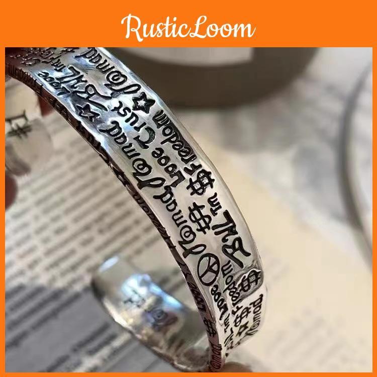Graffiti Stylish Vintage Bracelet Unisex Allmatch Design Feel Highend