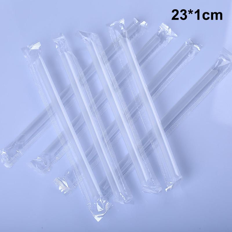 50Pcs Large Color Milk Tea Straws Drinking Straws Bubble Tea Straw Big Milkshake Straws Party Wedding Bar