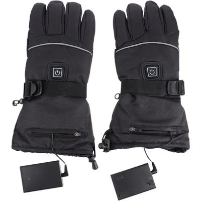 Motorcycle Heated Gloves Windproof Warm Cycling Gloves Heated Ski Gloves Fishing Camping Mittens Winter Outdoor Accessories