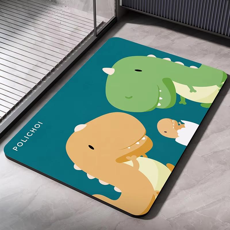 Cute Rabbit Floor Mat Bathroom Mat Door Mat Non-Slip Mat Toilet Floor Rug  Bathtub Floor Mat Welcome Mat