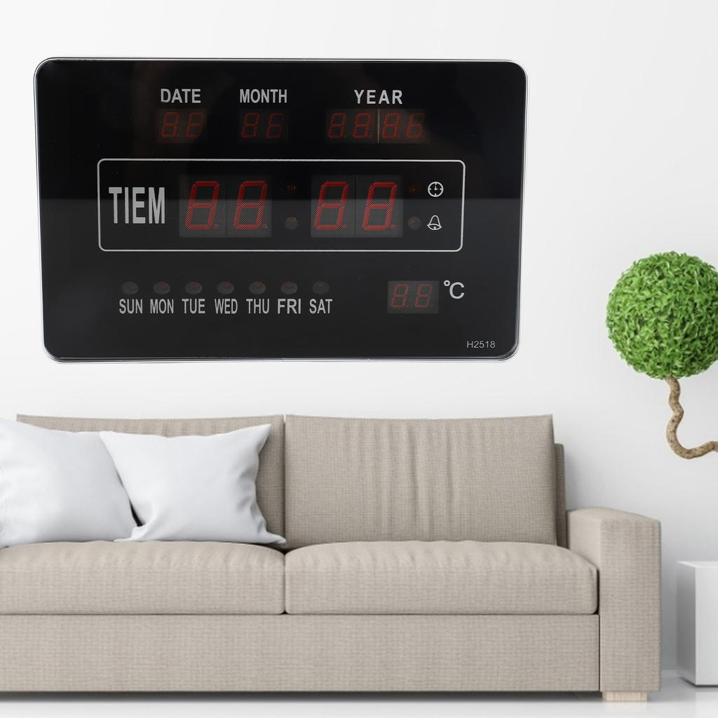 Multifunctional Electronic Digital Calendar Clock Time Temperature Display