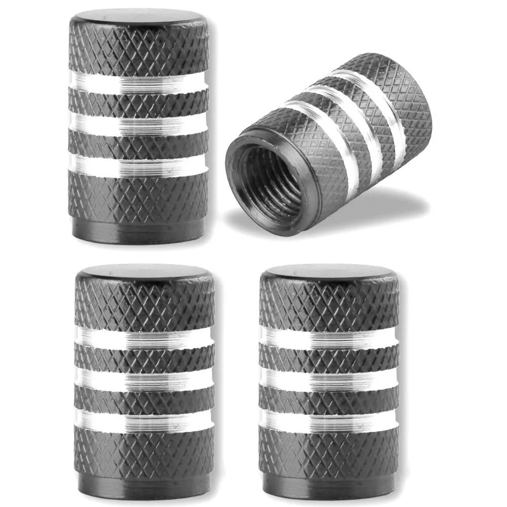 Aluminum Alloy Tire Valve Stem Caps 4 Pcs Universal Stem Covers for Cars Motorcycles and Bikes Auto Tire Accessoires Stem Caps1