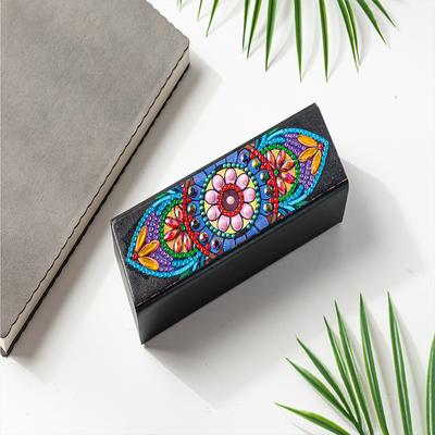 DIY Diamond Painting Eyeglass Case Mandala Flowers Sunglasses Cases Storage Case Gifts for Kids and Adult Women