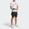 adidas Solid Color Mid-Rise Straight Leg Sports Shorts Men Shorts Black IB3466