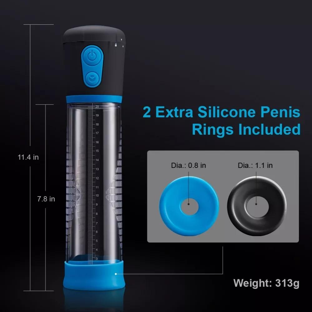 Hannibal Electric Penis Pump Penis Enlargement Extend Pump Penis Stimulation Male Masturbators Cup Dick Pump Sex Toys for