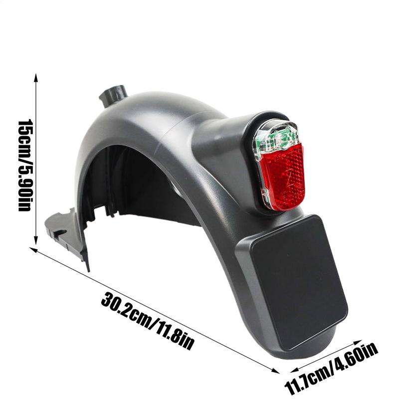 E Scooter Mudguard Scooter Replacement Parts High Brightness Ipx4 Waterproof Taillight License Plate Bracket For Electric Bikes