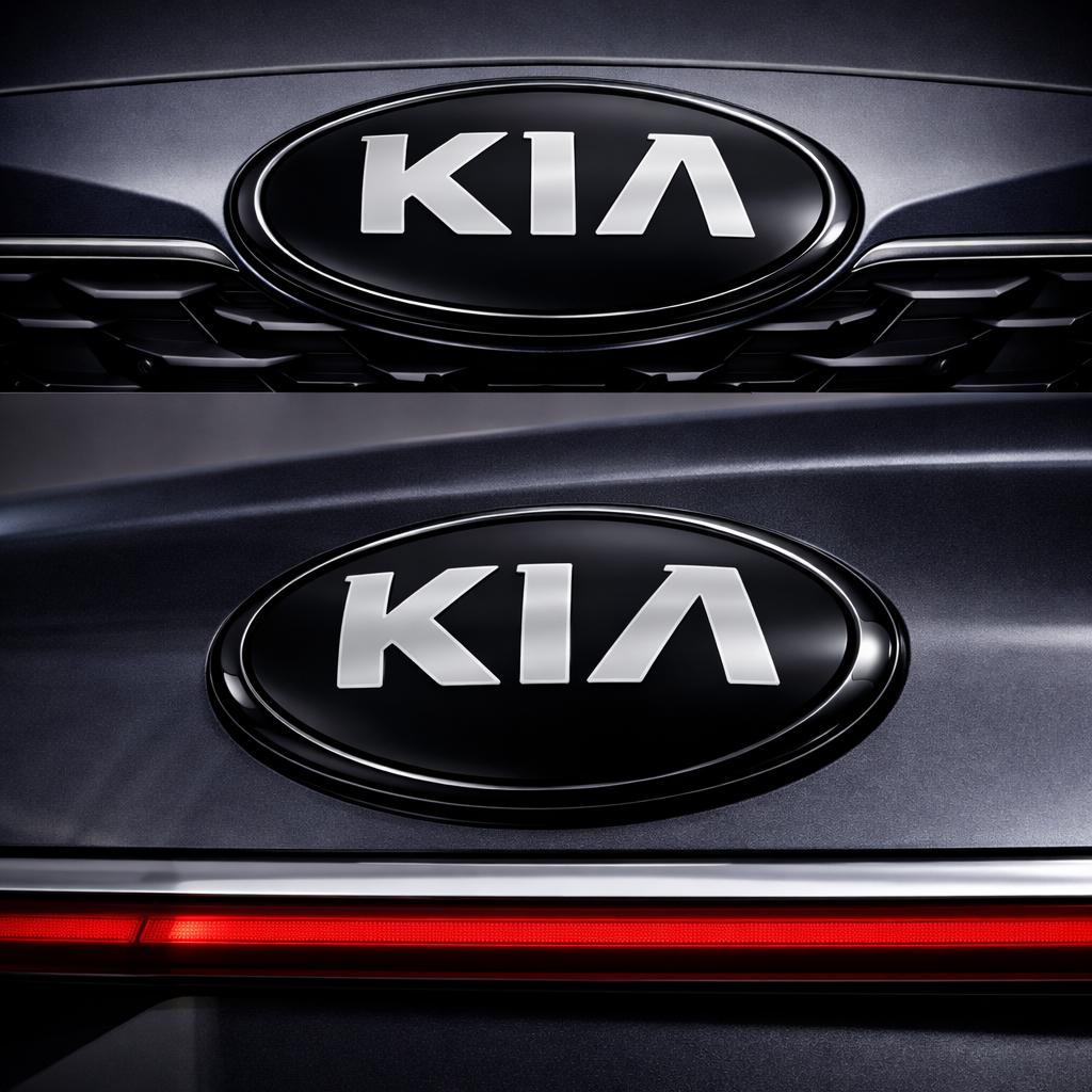 1pcs newest kia ABS 17cm 15cm 13cm 11.5cm 3D Car Front logo Rear Bumper tail door trunk sticker car Emblem styling Accessories
