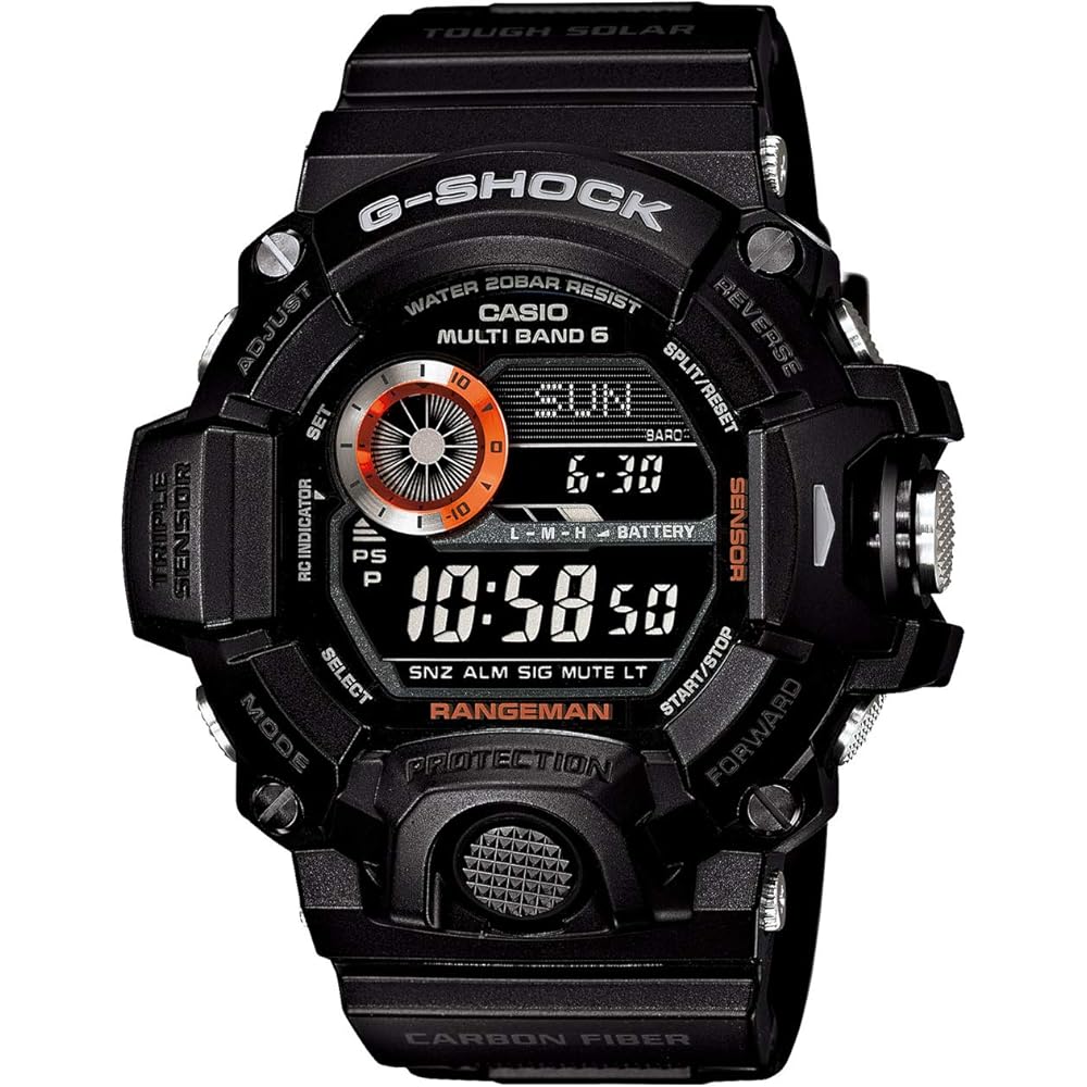 Casio G-Shock Rangeman GW-9400BJ-1JF Men's Black Solar Radio-Controlled Watch