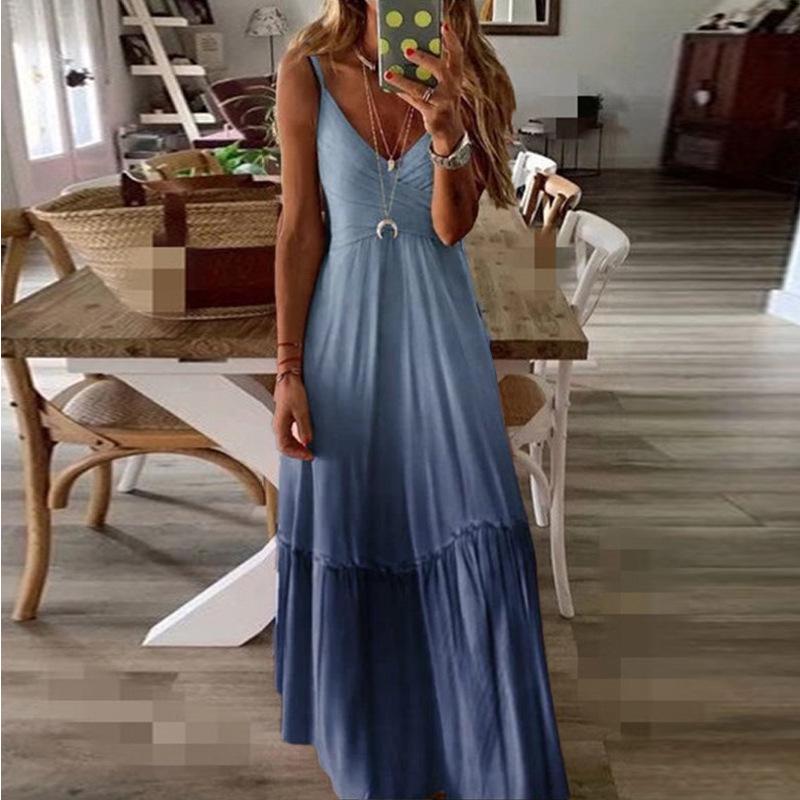 gradient maxi dress