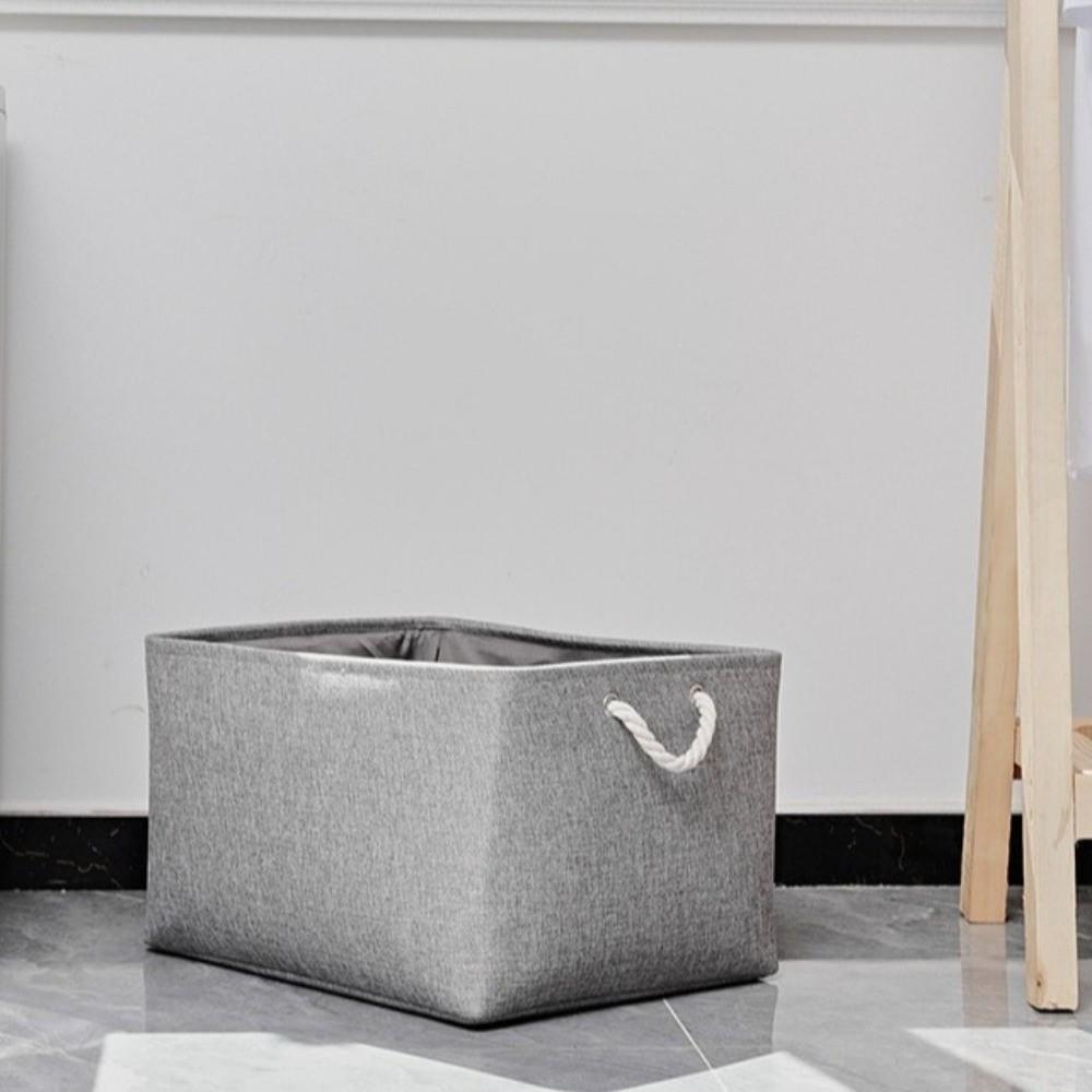 Portable Laundry Basket Rectangular Toys Storage Box Storage Bins Folding Storage Baskets  Closet