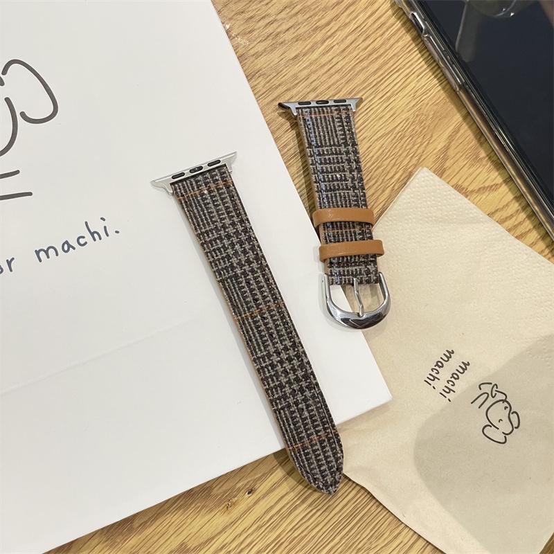 Tausend Vögel Wolltuchband für Apple Watch Ultra 49mm 41mm 45mm 44mm 42mm 40mm 38mm für Iwatch 8 7 6 SE 5 4 Correa Männer Frauen Armband