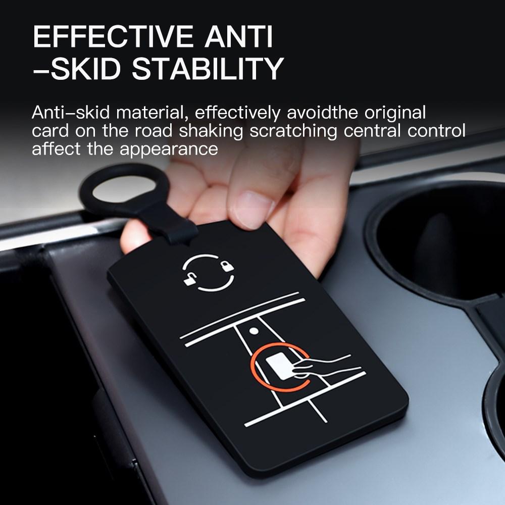 

Для Tesla Model 3 Model Y 2022 Силиконовый чехол для ключей Держатель ключа Протектор Крышка Держатель карты Автомобиль