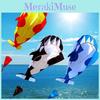 Colorful 3d Soft Cartoon Whale Shape Frameless Kite For Outdoor Sports Fun