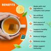 Himalaya Green Tea Lemon Tea Bags 20 Count Pack of 1 Herbal Refreshing Daily Wellness Citrus Beverage Drink Hot Brew